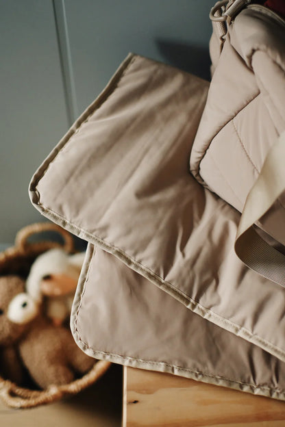Puffy Diaper Bag - Latte