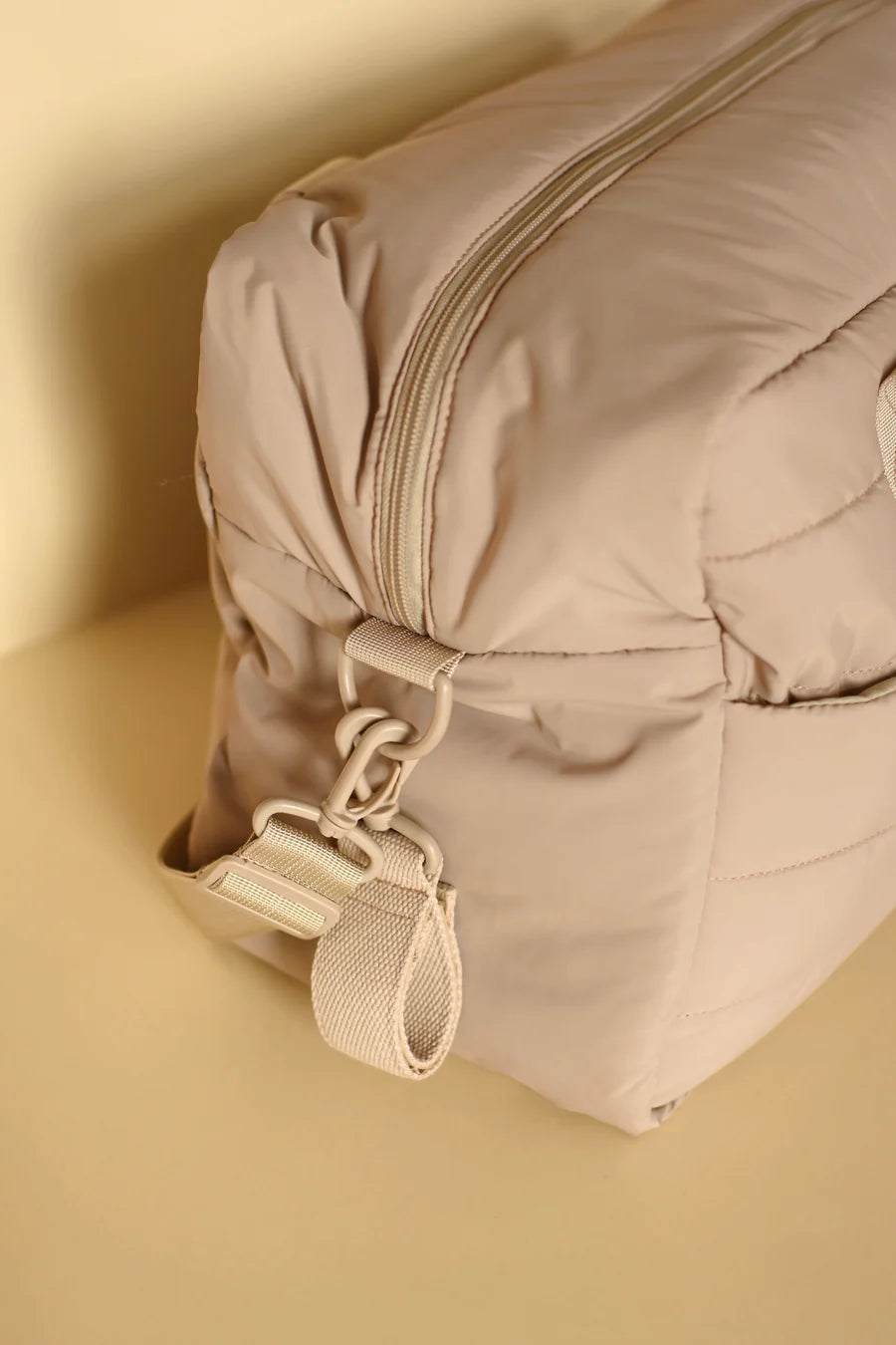 Puffy Diaper Bag - Latte