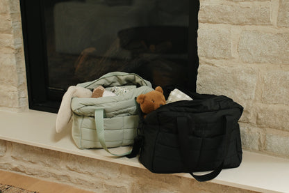 Puffy Diaper Bag - Black