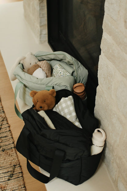 Puffy Diaper Bag - Black
