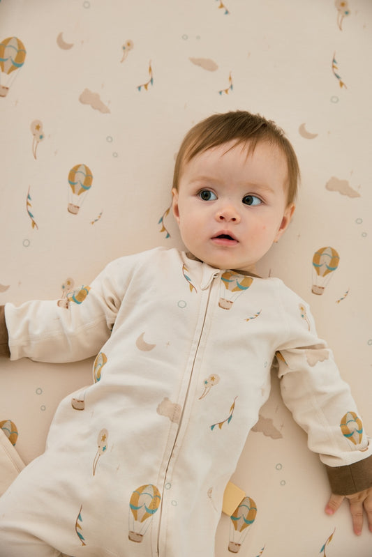 Baby Organic Cotton Zip-up Body Suit — Fantasy